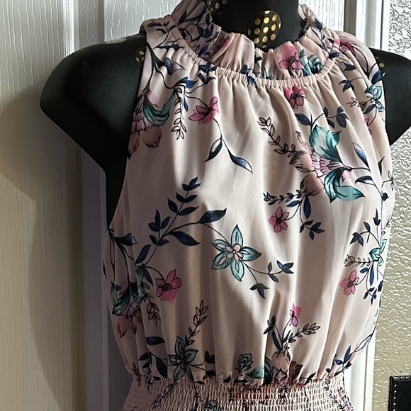 ELIZA J Ruffle Easter Floral Midi  Barbie DRESS BY ELIZA J Size 12 NWT - Picture 12 of 17